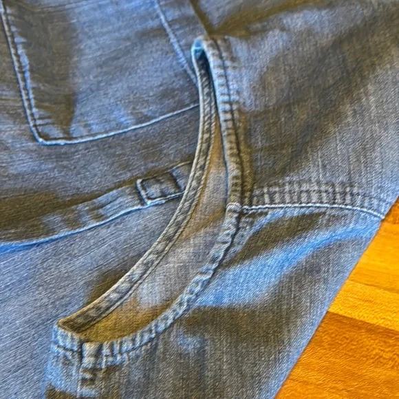 Merona Blue Denim Sleeveless Dress M - Picture 7 of 8